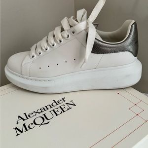 Women’s Alexander McQueen sneakers, worn, size 38.5